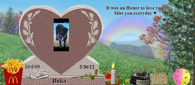 Buka's Rainbow Bridge Pet Loss Memorial Residency Image