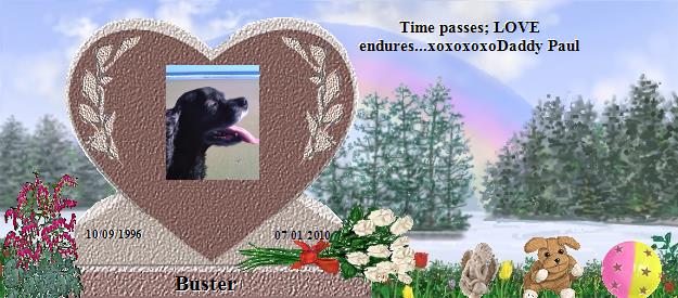 Buster's Rainbow Bridge Pet Loss Memorial Residency Image