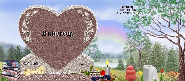 Buttercup's Rainbow Bridge Pet Loss Memorial Residency Image