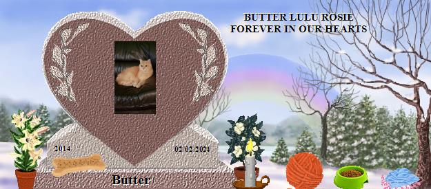 Butter's Rainbow Bridge Pet Loss Memorial Residency Image