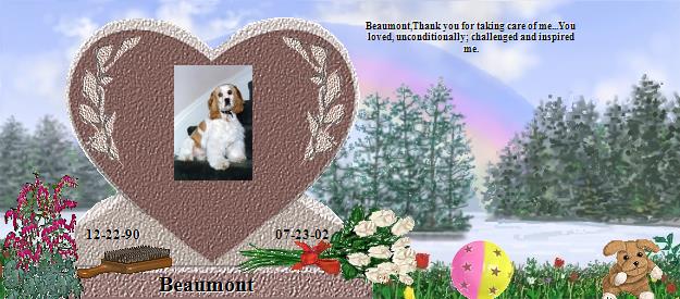 Beaumont's Rainbow Bridge Pet Loss Memorial Residency Image