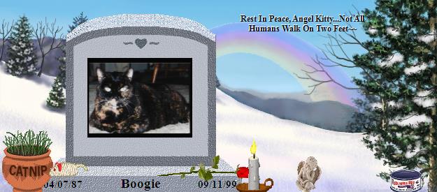Boogie's Rainbow Bridge Pet Loss Memorial Residency Image