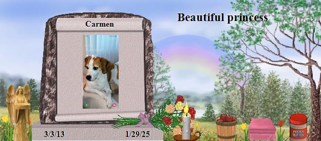 Carmen's Rainbow Bridge Pet Loss Memorial Residency Image