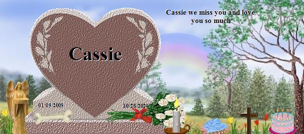 Cassie's Rainbow Bridge Pet Loss Memorial Residency Image