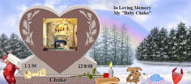 Chako's Rainbow Bridge Pet Loss Memorial Residency Image