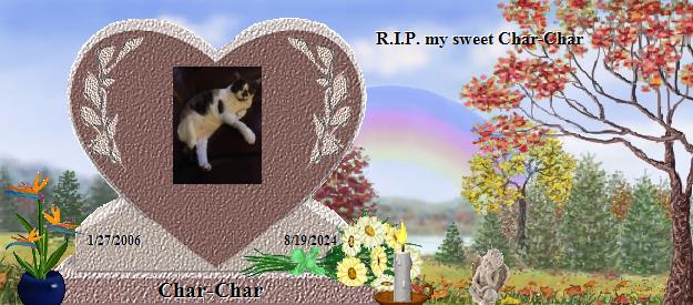 Char-Char's Rainbow Bridge Pet Loss Memorial Residency Image