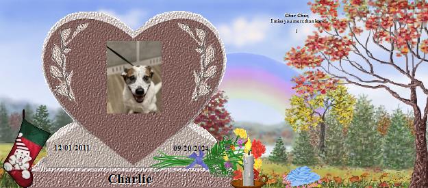 Charlie's Rainbow Bridge Pet Loss Memorial Residency Image