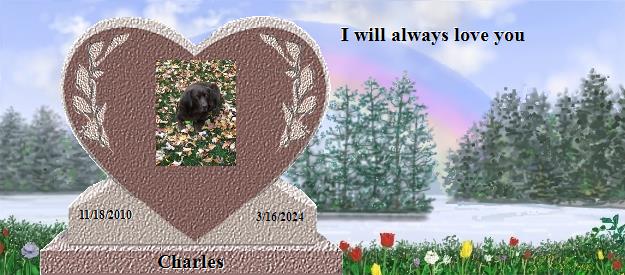 Charles's Rainbow Bridge Pet Loss Memorial Residency Image