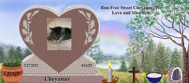 Cheyanne's Rainbow Bridge Pet Loss Memorial Residency Image