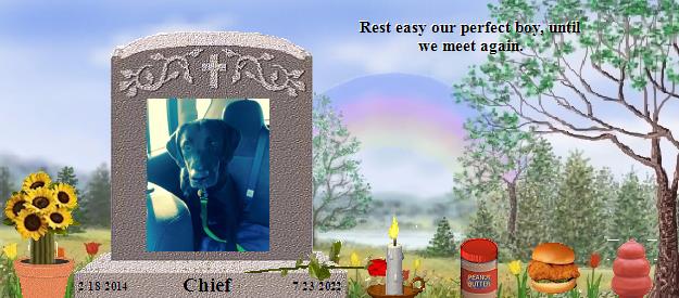 Chief's Rainbow Bridge Pet Loss Memorial Residency Image