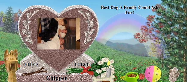 Chipper's Rainbow Bridge Pet Loss Memorial Residency Image