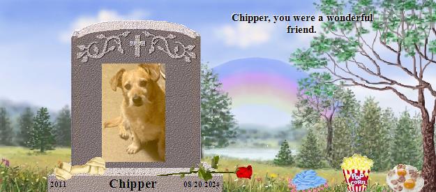 Chipper's Rainbow Bridge Pet Loss Memorial Residency Image