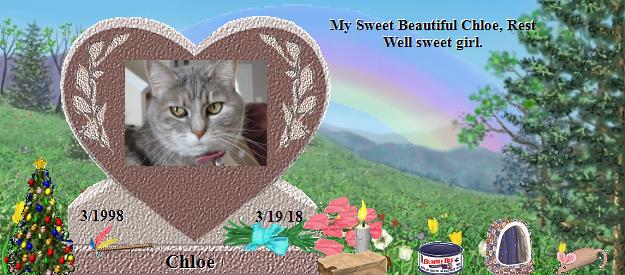 Chloe's Rainbow Bridge Pet Loss Memorial Residency Image