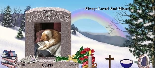 Chris's Rainbow Bridge Pet Loss Memorial Residency Image