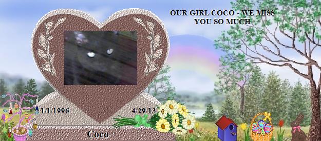 Coco's Rainbow Bridge Pet Loss Memorial Residency Image
