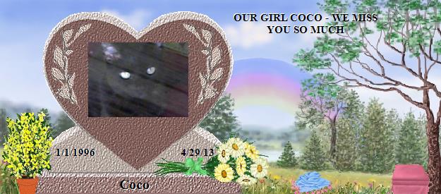 Coco's Rainbow Bridge Pet Loss Memorial Residency Image