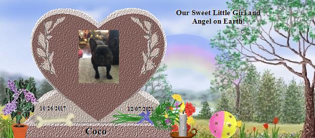 Coco's Rainbow Bridge Pet Loss Memorial Residency Image