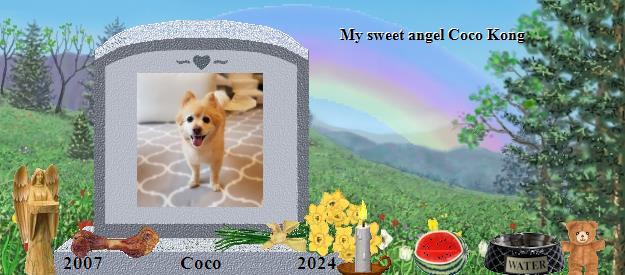 Coco's Rainbow Bridge Pet Loss Memorial Residency Image