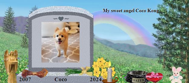 Coco's Rainbow Bridge Pet Loss Memorial Residency Image