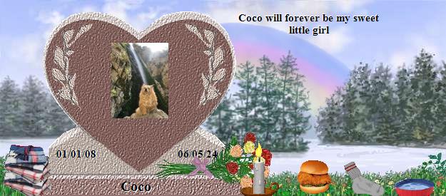 Coco's Rainbow Bridge Pet Loss Memorial Residency Image