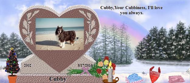 Cubby's Rainbow Bridge Pet Loss Memorial Residency Image