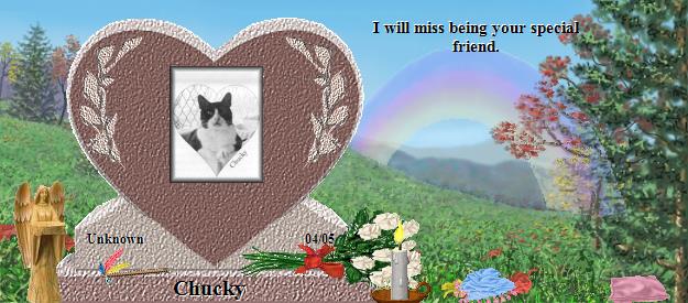 Chucky's Rainbow Bridge Pet Loss Memorial Residency Image