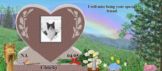 Chucky's Rainbow Bridge Pet Loss Memorial Residency Image