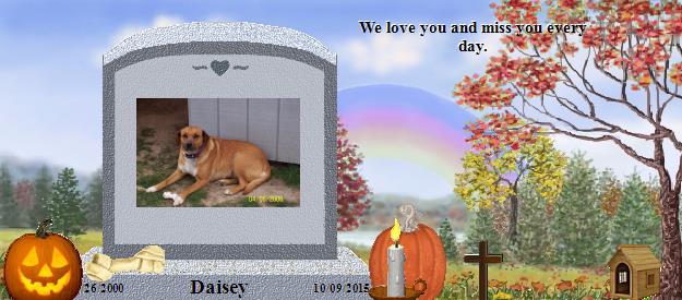 Daisey's Rainbow Bridge Pet Loss Memorial Residency Image