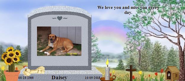 Daisey's Rainbow Bridge Pet Loss Memorial Residency Image
