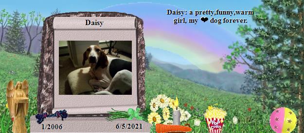 Daisy's Rainbow Bridge Pet Loss Memorial Residency Image