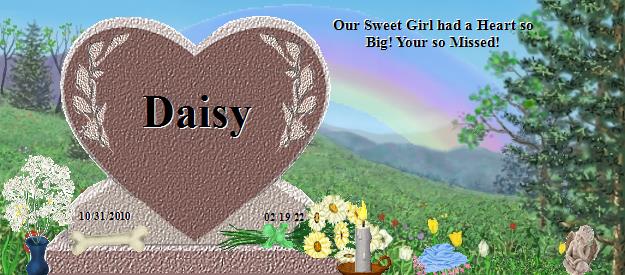 Daisy's Rainbow Bridge Pet Loss Memorial Residency Image
