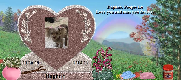 Daphne's Rainbow Bridge Pet Loss Memorial Residency Image