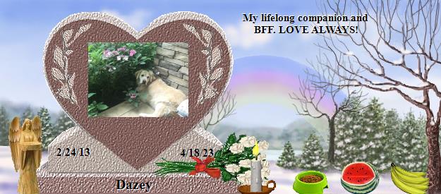 Dazey's Rainbow Bridge Pet Loss Memorial Residency Image
