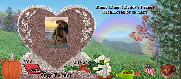 Dingo Felmer's Rainbow Bridge Pet Loss Memorial Residency Image