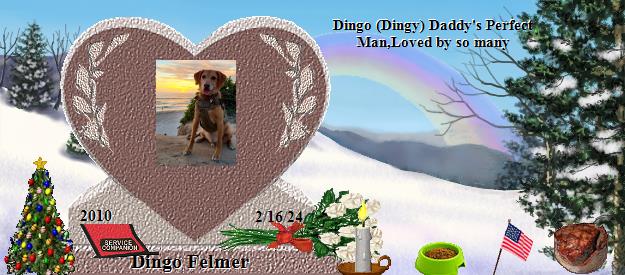 Dingo Felmer's Rainbow Bridge Pet Loss Memorial Residency Image