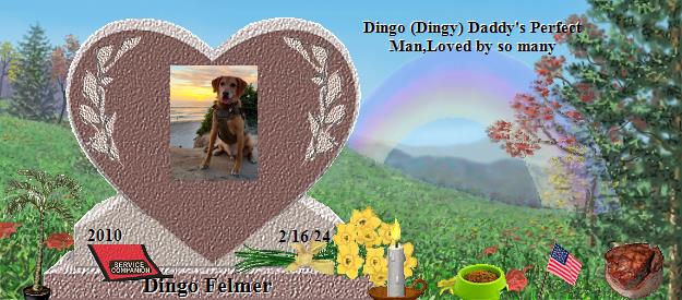Dingo Felmer's Rainbow Bridge Pet Loss Memorial Residency Image