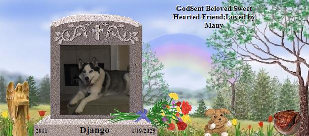 Django's Rainbow Bridge Pet Loss Memorial Residency Image