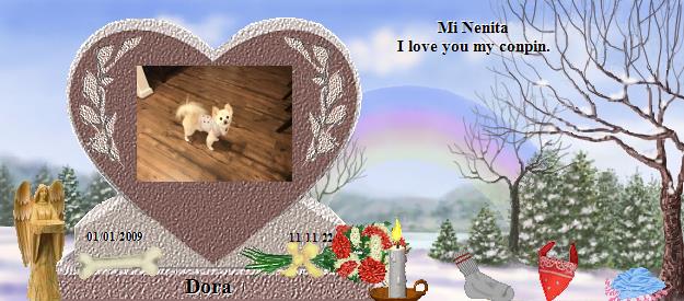 Dora's Rainbow Bridge Pet Loss Memorial Residency Image