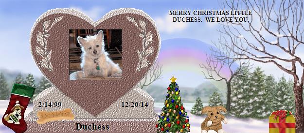 Duchess's Rainbow Bridge Pet Loss Memorial Residency Image