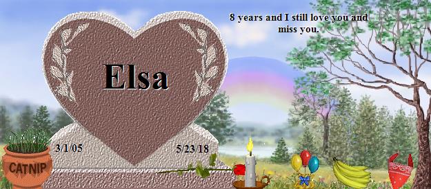 Elsa's Rainbow Bridge Pet Loss Memorial Residency Image