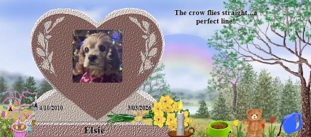Elsie's Rainbow Bridge Pet Loss Memorial Residency Image
