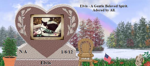 Elvis's Rainbow Bridge Pet Loss Memorial Residency Image