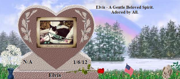 Elvis's Rainbow Bridge Pet Loss Memorial Residency Image