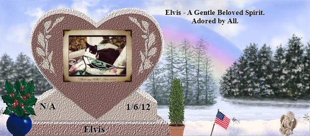 Elvis's Rainbow Bridge Pet Loss Memorial Residency Image