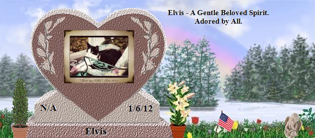 Elvis's Rainbow Bridge Pet Loss Memorial Residency Image