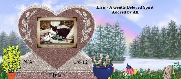 Elvis's Rainbow Bridge Pet Loss Memorial Residency Image