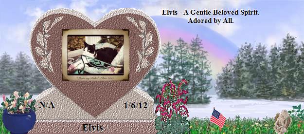 Elvis's Rainbow Bridge Pet Loss Memorial Residency Image