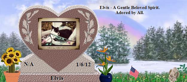 Elvis's Rainbow Bridge Pet Loss Memorial Residency Image