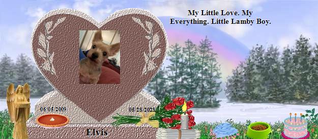 Elvis's Rainbow Bridge Pet Loss Memorial Residency Image