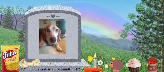 Ernest Alan Schmidt's Rainbow Bridge Pet Loss Memorial Residency Image